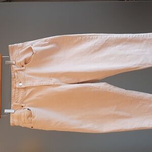 H&M size 14 jeans light tan/cream